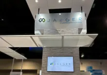 Jaeger Medical presents new branding at their booth at the AARC